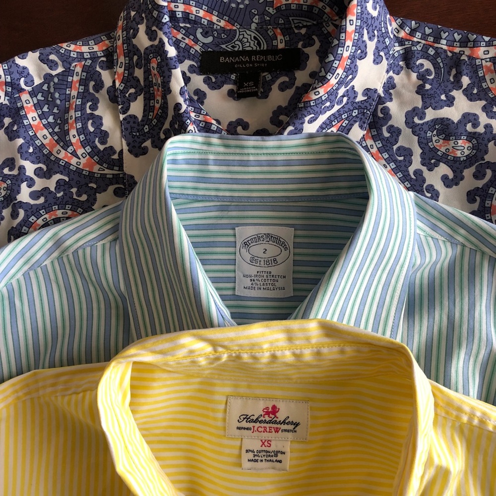 XS womens Button Down Shirt Lot 3